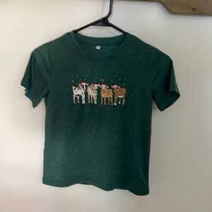 Christmas Cows T-shirt for toddler
